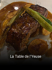 La Table de l'Yeuse heures d'ouverture