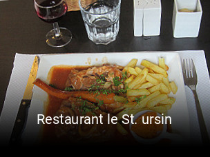 Restaurant le St. ursin ouvert