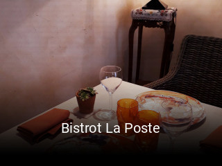 Bistrot La Poste heures d'affaires