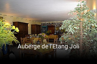 Auberge de l'Etang Joli heures d'ouverture