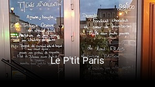 Le P'tit Paris ouvert