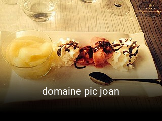 domaine pic joan ouvert