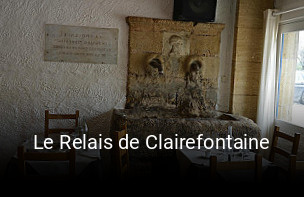 Le Relais de Clairefontaine heures d'affaires