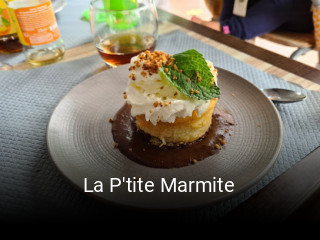 La P'tite Marmite heures d'ouverture