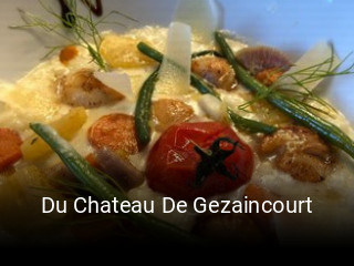 Du Chateau De Gezaincourt ouvert