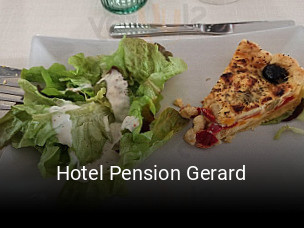 Hotel Pension Gerard plan d'ouverture