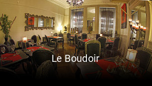 Le Boudoir heures d'affaires