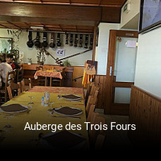 Auberge des Trois Fours heures d'affaires