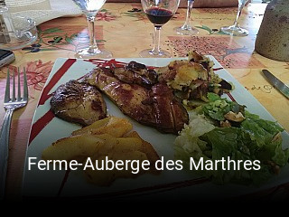 Ferme-Auberge des Marthres ouvert