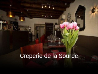 Creperie de la Source plan d'ouverture