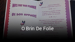 O Brin De Folie plan d'ouverture