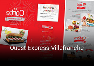 Ouest Express Villefranche heures d'ouverture