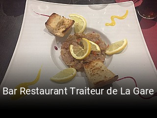 Bar Restaurant Traiteur de La Gare heures d'affaires