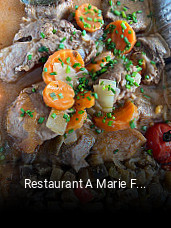 Restaurant A Marie Feuchere plan d'ouverture