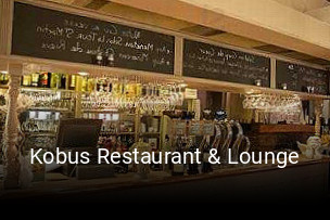 Kobus Restaurant & Lounge plan d'ouverture