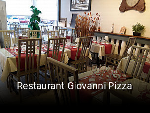 Restaurant Giovanni Pizza heures d'ouverture