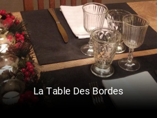 La Table Des Bordes ouvert