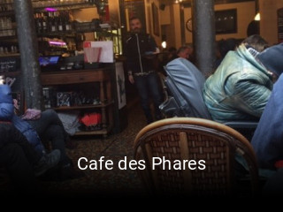 Cafe des Phares heures d'ouverture