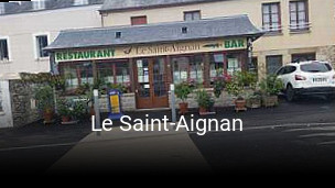 Le Saint-Aignan ouvert