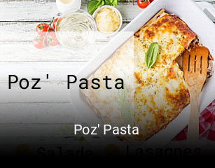 Poz' Pasta plan d'ouverture