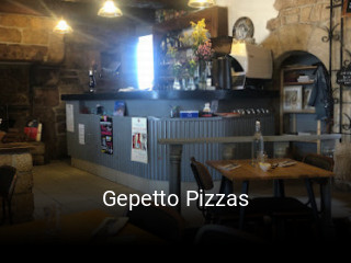 Gepetto Pizzas heures d'ouverture