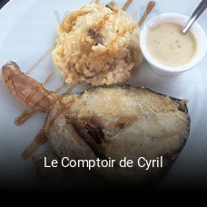 Le Comptoir de Cyril plan d'ouverture