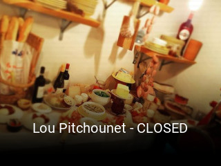 Lou Pitchounet - CLOSED heures d'ouverture