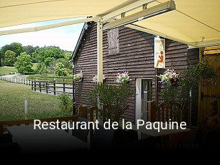 Restaurant de la Paquine ouvert