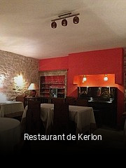 Restaurant de Kerlon heures d'ouverture