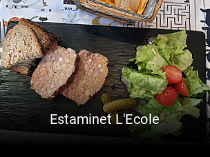 Estaminet L'Ecole plan d'ouverture