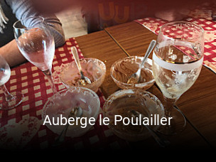 Auberge le Poulailler heures d'ouverture