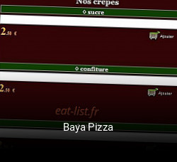 Baya Pizza ouvert