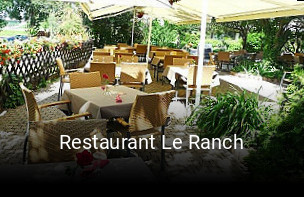 Restaurant Le Ranch heures d'ouverture