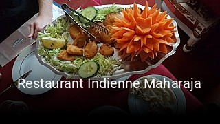 Restaurant Indienne Maharaja plan d'ouverture