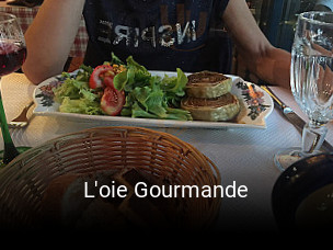 L'oie Gourmande ouvert