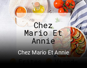 Chez Mario Et Annie heures d'ouverture