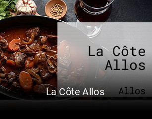 La Côte Allos ouvert