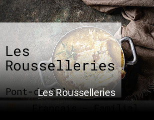 Les Rousselleries ouvert