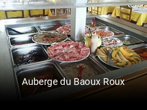 Auberge du Baoux Roux heures d'ouverture