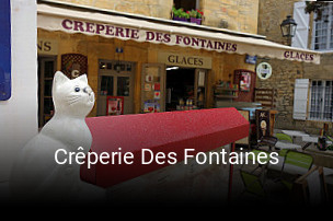 Crêperie Des Fontaines heures d'ouverture