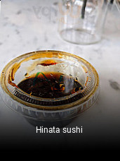 Hinata sushi ouvert