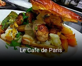 Le Cafe de Paris plan d'ouverture