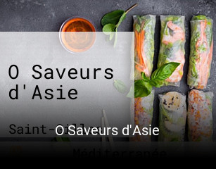 O Saveurs d'Asie ouvert