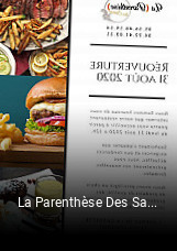 La Parenthèse Des Saveurs heures d'affaires