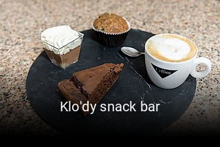 Klo'dy snack bar heures d'affaires