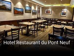 Hotel Restaurant du Pont Neuf heures d'affaires