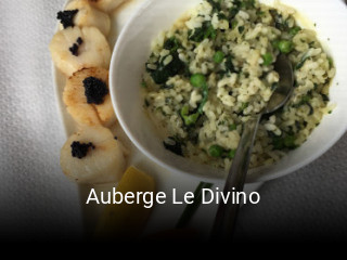 Auberge Le Divino heures d'ouverture