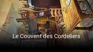 Le Couvent des Cordeliers plan d'ouverture