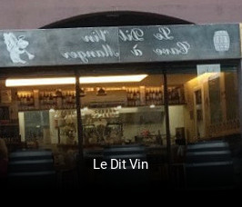 Le Dit Vin plan d'ouverture