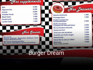 Burger Dream heures d'ouverture